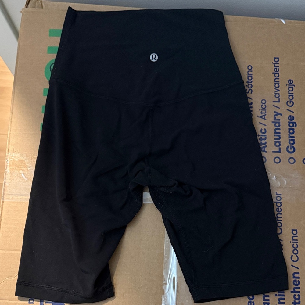 lululemon athletica Black High-Waist Bike Shorts